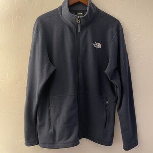 The North Face Men's Blue Fleece Jacket Full Zip